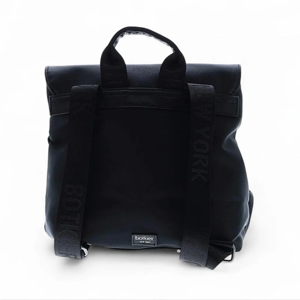 Botkier NY Black Mini Trigger Nylon Backpack‎ Multiple Pockets Adjustable Straps
